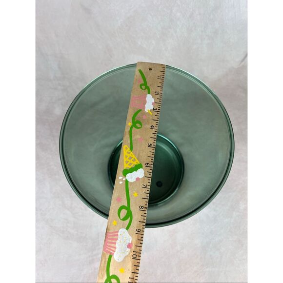 Vintage Y2K Metallic Waste Basket Bin Space Age Style Trashcan - Picture 7 of 8